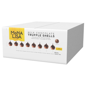 Korpusy na pralinky z mléčné čokolády, 25 mm, 6 ml, 504 ks | MONA LISA, CHM-TS-22351E0-999