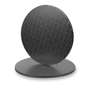 Podložka kartonová pod dorty a zákusky, kulatá, černá, 40x1,2 cm | MODECOR, 30479Z