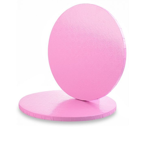 Podložka kartonová pod dorty a zákusky, kulatá, růžová, 30x1,2 cm | MODECOR, 30477B