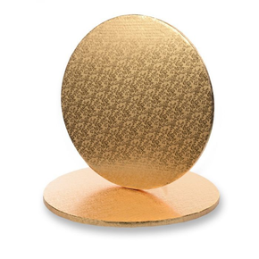 Podložka pod dorty a zákusky kulatá zlatá, 30x1,2 cm | MODECOR, 30477I