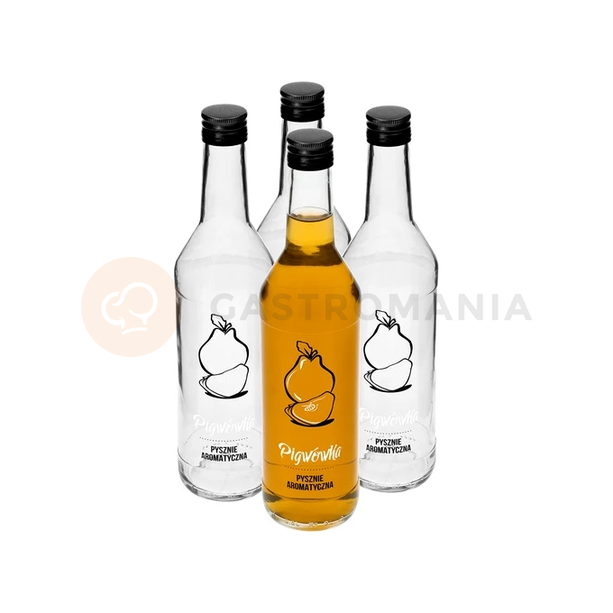 Láhev 500 ml s uzávěrem, potisk Kdoulovka 4 ks. | BROWIN, 631429