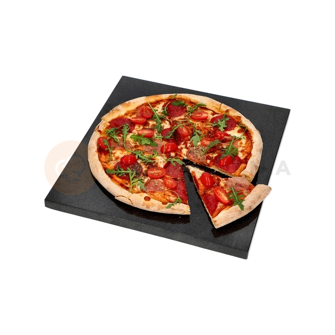 Obdélníkový žulový kámen na pizzu 37 x 35 cm | BROWIN, 312026