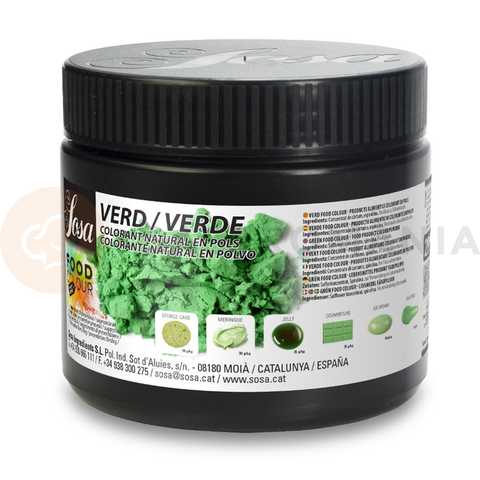 Přírodní zelené potravinářské barvivo 200 g | SOSA, 11468