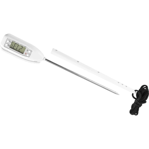 Elektronický kuchyňský teploměr (-50 st. C do +300 st. C) s obalem, bílý | BROWIN, 185002