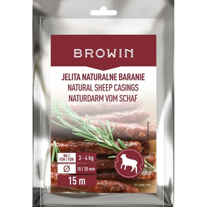 Jelita naturalne baranie - kaliber 18/20mm, 15 m | BROWIN, 310602