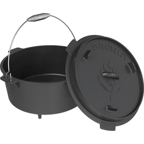Závěsný litinový kotlík s pánví, 2v1, 9 l + 3 l | BROWIN, 330515