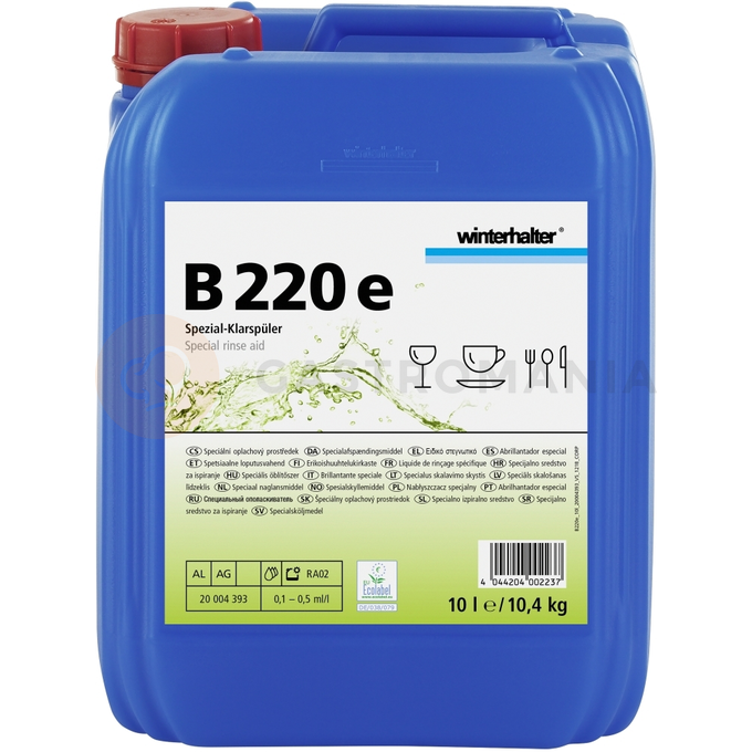 Ekologický oplachovací prostředek, 10 l | WINTERHALTER, B 220 E