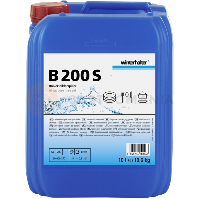 Kyselý oplachovací prostředek, 10 l | WINTERHALTER, B 200 S