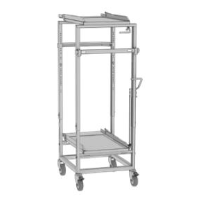 Přepravní vozík pro pojízdný regál 561x842x1478 mm | RATIONAL, Combi-Duo