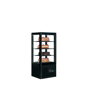 Mała witryna chłodnicza nablatowa | TEFCOLD, UPD 80 BLACK