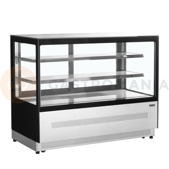 Witryna chłodnicza cukiernicza w kolorze czarnym | TEFCOLD, LPD 1500 F Black
