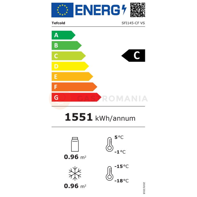 Chłodziarko-zamrażarka wyspowa do supermarketów i sklepów spożywczych | TEFCOLD, SFI145B-CF VS