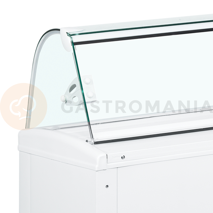Distributor kopečkové zmrzliny s ventilovaným chlazením a zakřiveným sklem | TEFCOLD, FIJI 6