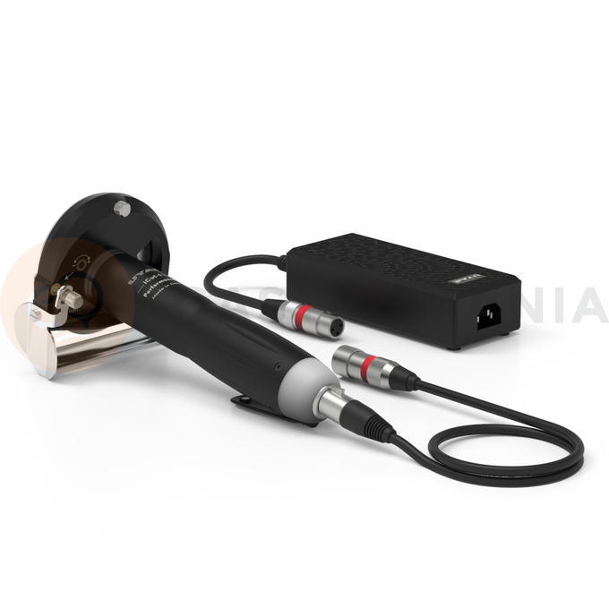 Nóż elektryczny do kebaba, gyrosa, uchwyt klasyczny z diodą LED 90 mm | UYAR, iCut-190 PerformanceLine