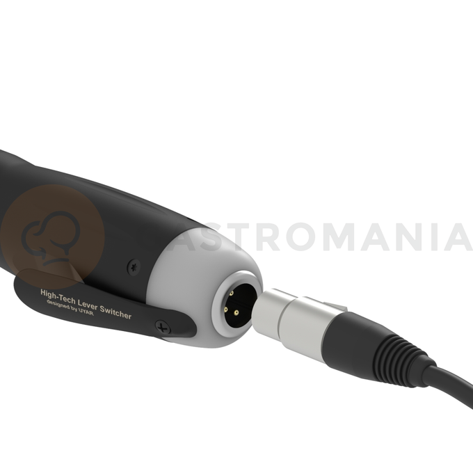 Nóż elektryczny do kebaba, gyrosa, uchwyt klasyczny z diodą LED 90 mm | UYAR, iCut-190 PerformanceLine