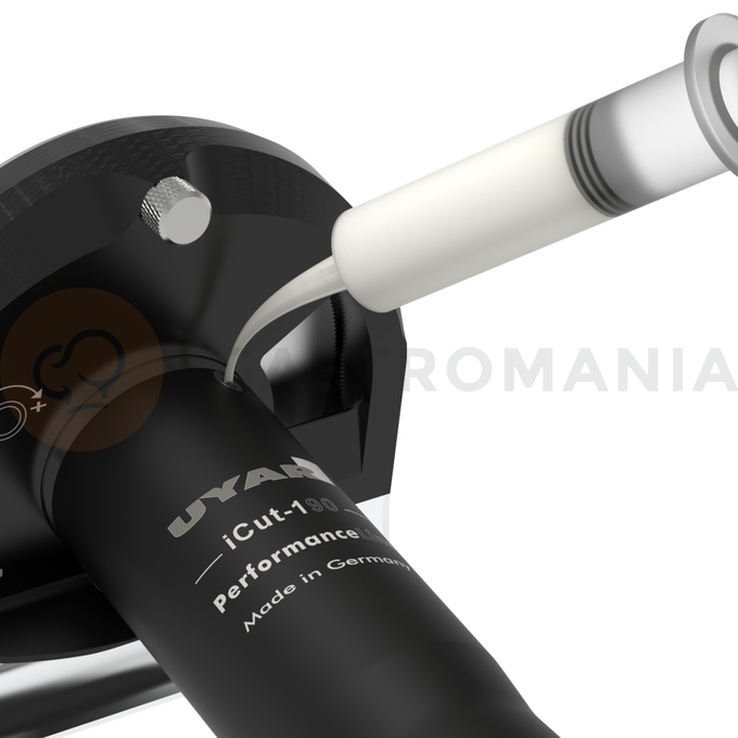 Nóż elektryczny do kebaba, gyrosa, uchwyt klasyczny z diodą LED 90 mm | UYAR, iCut-190 PerformanceLine