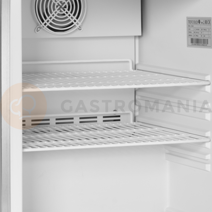 Mrazicí skříň s plnými dveřmi, nerez | TEFCOLD, UF 200 VS