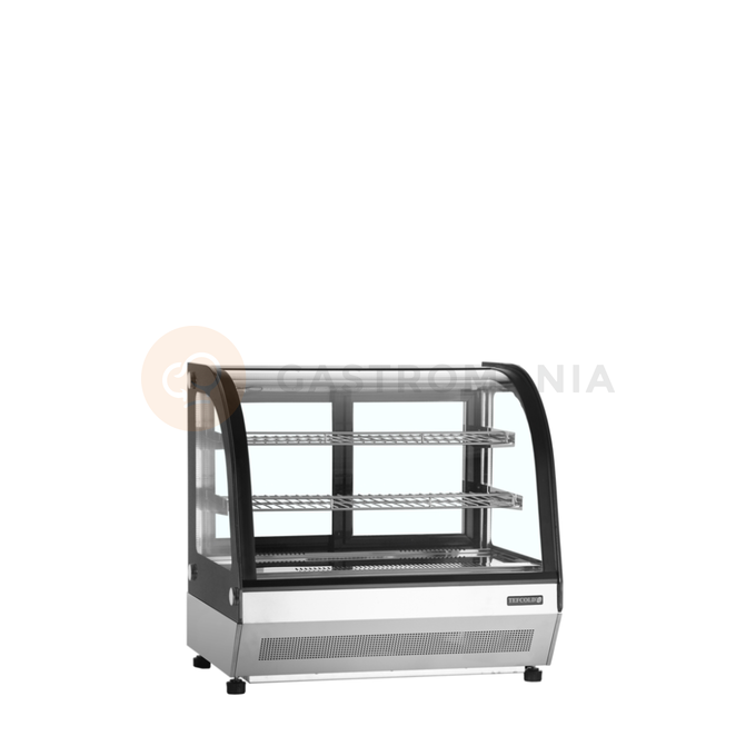 Pultová chladicí vitrína, přední oblé sklo | TEFCOLD, LCT750C/BLACK