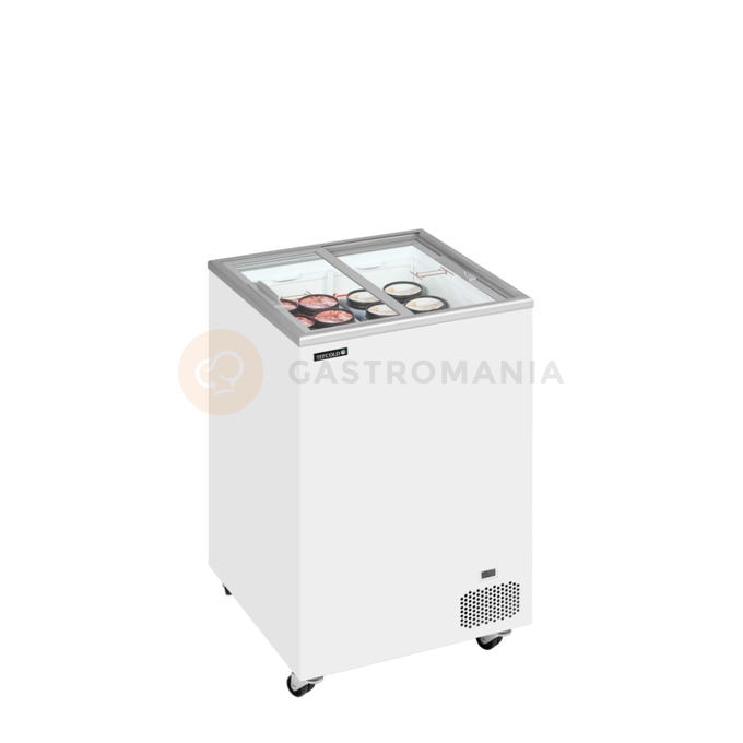 Zamrażarka skrzyniowa ze szklaną płaską pokrywą | TEFCOLD, IC 101 SC