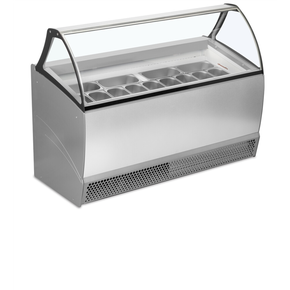 Distributor kopečkové zmrzliny na 13 nádob s ventilovaným chlazením a úložným prostorem | TEFCOLD, BERMUDA RV13