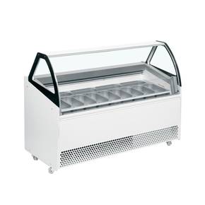 Distributor kopečkové zmrzliny s ventilovaným chlazením a úložným prostorem | TEFCOLD, BERMUDA VIEW RV13