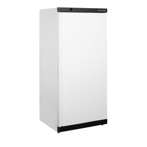 Jednodveřová chladicí skříň s plnými dveřmi, barva bílá | TEFCOLD, UR 550