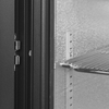 Minibar prosklené křídlové dveře, černá | TEFCOLD, BA31S-3