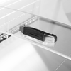 Chladicí vitrína samoobslužná, ventilovaná, černá | TEFCOLD, PDC 126 VS SL LED