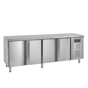 Chladicí stůl z nerezové oceli se zásuvkami a policemi GN1/1 | TEFCOLD, CK 7410/-SP