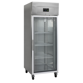 Chladicí skříň s prosklenými dveřmi GN2/1 | TEFCOLD, RK 710 G