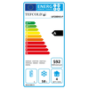 Mrazicí skříň s plnými dveřmi, nerez | TEFCOLD, UF 200 VS