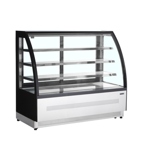Chladicí vitrína cukrářská v černém provedení | TEFCOLD, LPD 1500 C Black