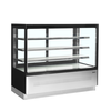 Chladicí vitrína cukrářská v černém provedení | TEFCOLD, LPD 1503 F Black