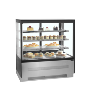 Chladicí vitrína cukrářská v černém provedení | TEFCOLD, LPD 903 F Black