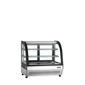 Pultová chladicí vitrína, přední oblé sklo | TEFCOLD, LCT750C/BLACK
