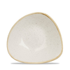 Bílá miska ve tvaru trojúhelníku, ručně zdobená 600 ml | CHURCHILL, Stonecast Barley White
