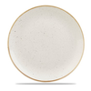 Bílý mělký talíř, ručně zdobený 28,8 cm | CHURCHILL, Stonecast Barley White