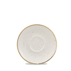 Bílý podšálek, ručně zdobený 15,5 cm | CHURCHILL, Stonecast Barley White