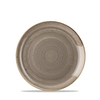 Mělký talíř šedý, ručně zdobený 16,5 cm | CHURCHILL, Stonecast Peppercorn Grey