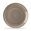 Mělký talíř šedý, ručně zdobený 26 cm | CHURCHILL, Stonecast Peppercorn Grey