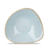 Porcelánová miska ve tvaru trojúhelníku, ručně zdobená 600 ml | CHURCHILL, Stonecast Duck Egg Blue