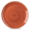 Porcelánový mělký talíř, ručně zdobený 32,4 cm | CHURCHILL, Stonecast Spiced Orange