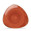 Porcelánový talíř ve tvaru trojúhelníku, ručně zdobený 19,2 cm | CHURCHILL, Stonecast Spiced Orange