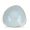 Porcelanowa trójkątna miska, ręcznie zdobiona 370 ml | CHURCHILL, Stonecast Duck Egg Blue
