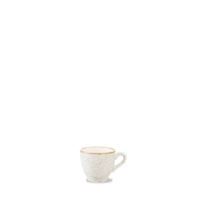 Bílý šálek na espresso 100 ml | CHURCHILL, Stonecast Barley White