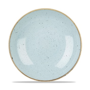 Porcelánový mělký talíř, ručně zdobený 26 cm | CHURCHILL, Stonecast Duck Egg Blue