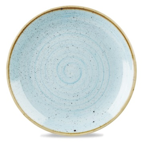 Porcelánový mělký talíř, ručně zdobený 32,4 cm | CHURCHILL, Stonecast Duck Egg Blue
