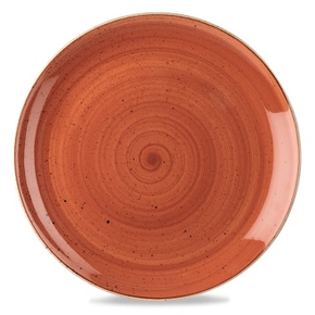 Porcelánový mělký talíř, ručně zdobený 32,4 cm | CHURCHILL, Stonecast Spiced Orange