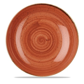 Porcelanowa miska Evolve, ręcznie zdobiona 2400 ml | CHURCHILL, Stonecast Spiced Orange