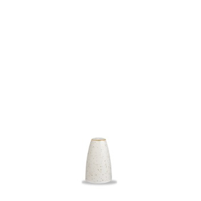 Solnička bílá, ručně zdobená 7 cm | CHURCHILL, Stonecast Barley White